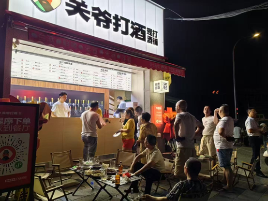 成都关爷打酒门店外景  （每经记者 刘明涛  摄）