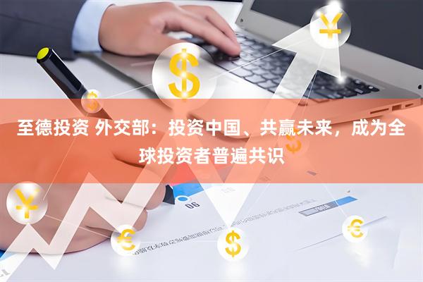 至德投资 外交部：投资中国、共赢未来，成为全球投资者普遍共识